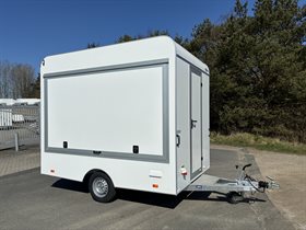 Aeroline 301 salgsvogn m/skab, vask og rustfri bordplader